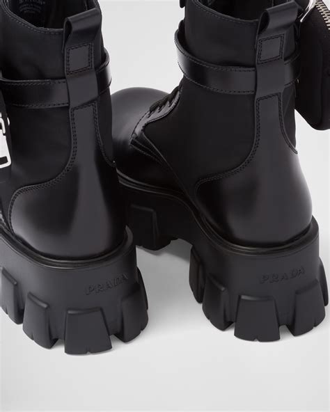 re-nylon pouch prada|prada monolith re nylon boots.